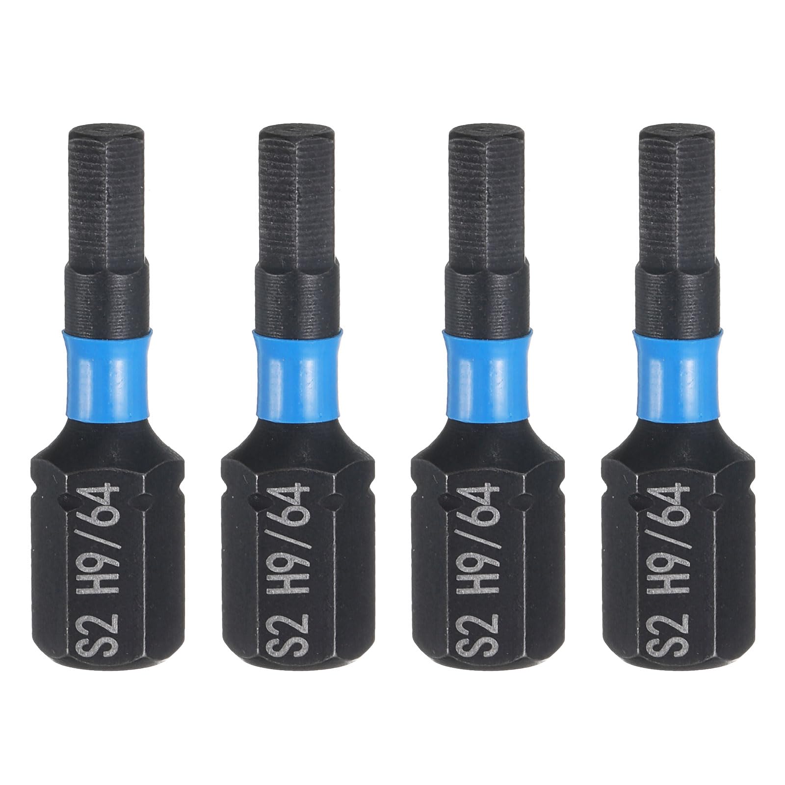 HARFINGTON 4pcs H9/64 SAE Hex Screwdriver Bit 1/4